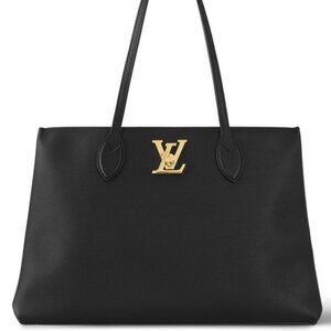 Louis Vuitton Lockme Black Shopper Bag